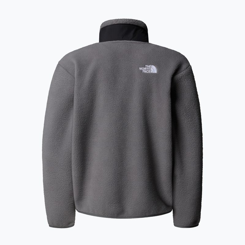 Детски суитшърт от полар The North Face Yumiori Full Zip smoked pearl/black 6