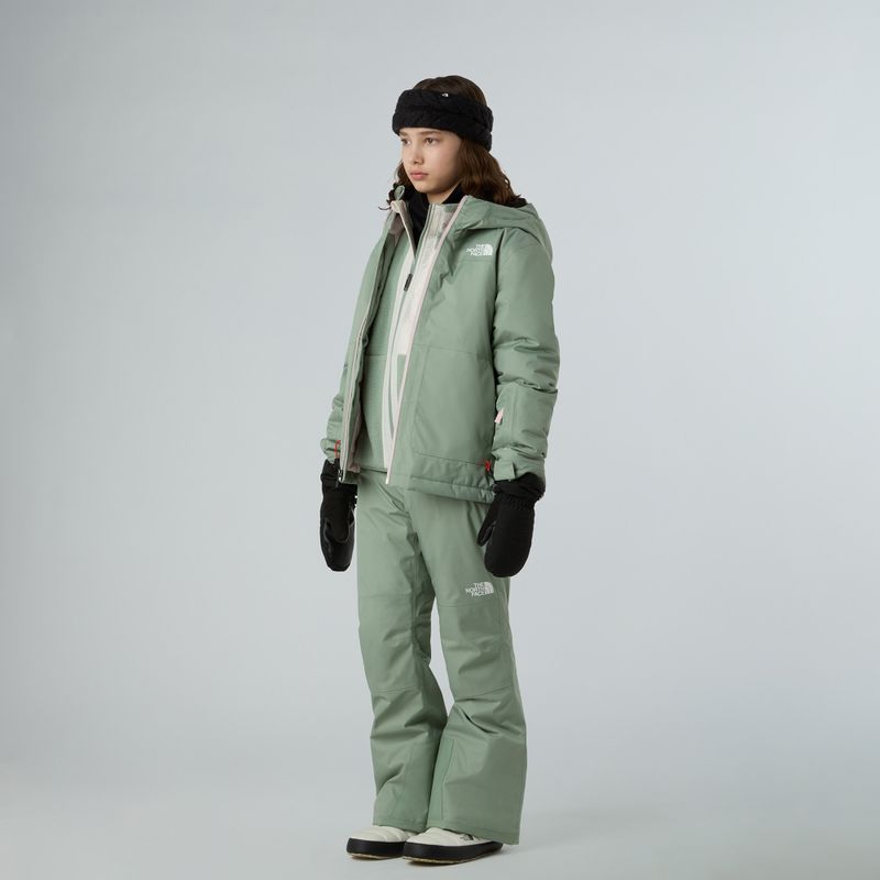 Детски суитшърт от полар The North Face Yumiori Full Zip slate moss/white dune 2