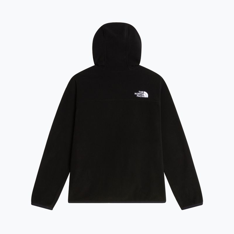 Детски поларен суитшърт The North Face Teen Glacier Full Zip Hoodie tnf black 2