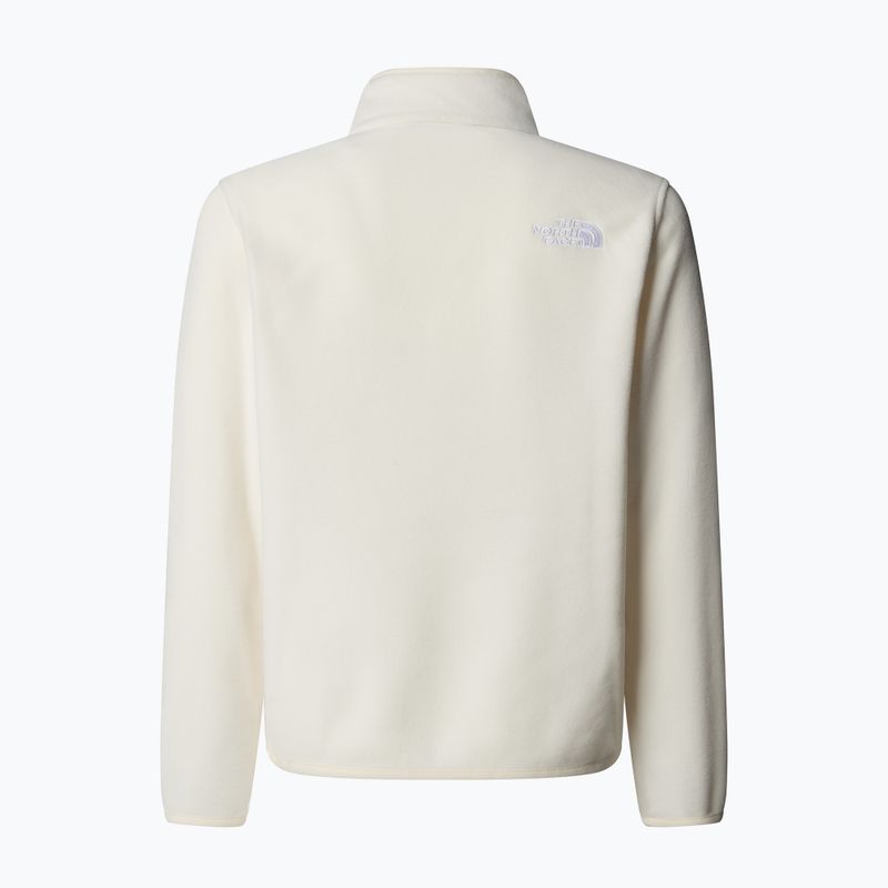 Детски суитшърт от полар The North Face Teen Glacier 1/4 Zip wine dune 2