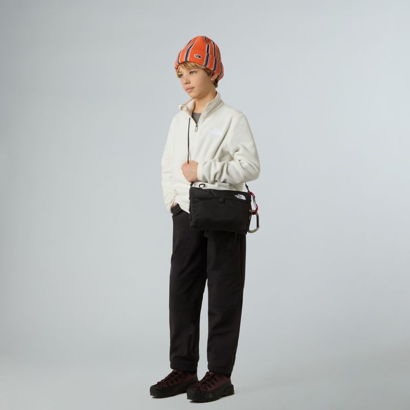 Детски суитшърт от полар The North Face Teen Glacier 1/4 Zip wine dune 4