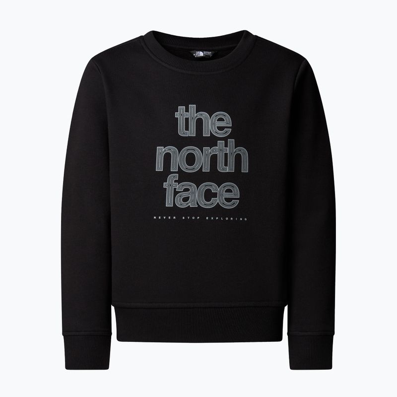 Дамски суитшърт The North Face Reflective Logo Relaxed Crew black 4