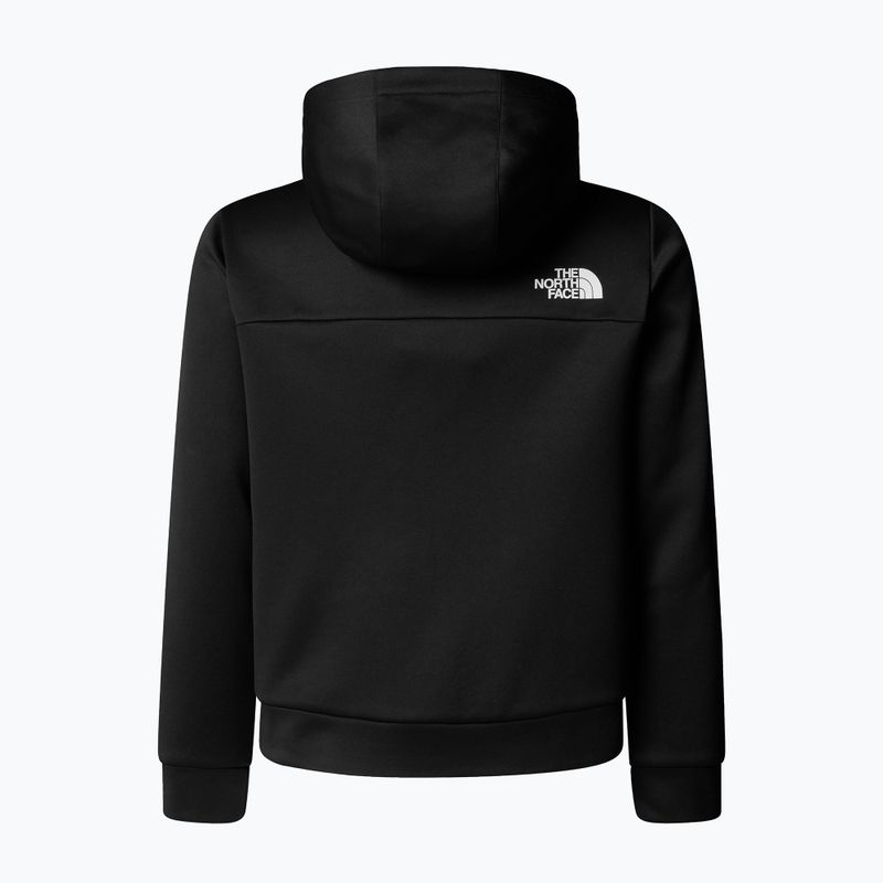 Детски суитшърт The North Face Teen Reaxion Full Zip Hoodie tnf black 2