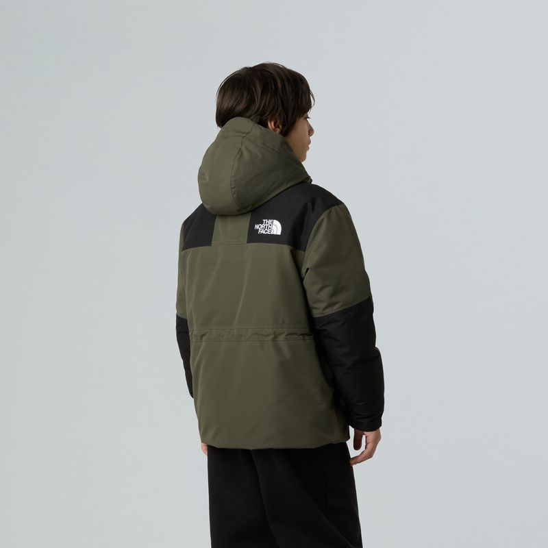 Детско яке за дъжд The North Face Mountain Down new taupe green 5