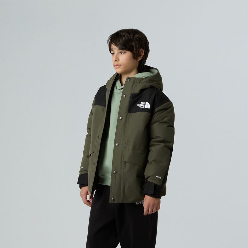 Детско яке за дъжд The North Face Mountain Down new taupe green 6