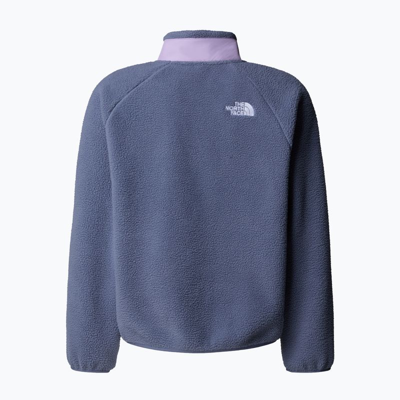 Детски суитшърт от полар The North Face Yumiori Full Zip twilight galaxy/lite lilac 6