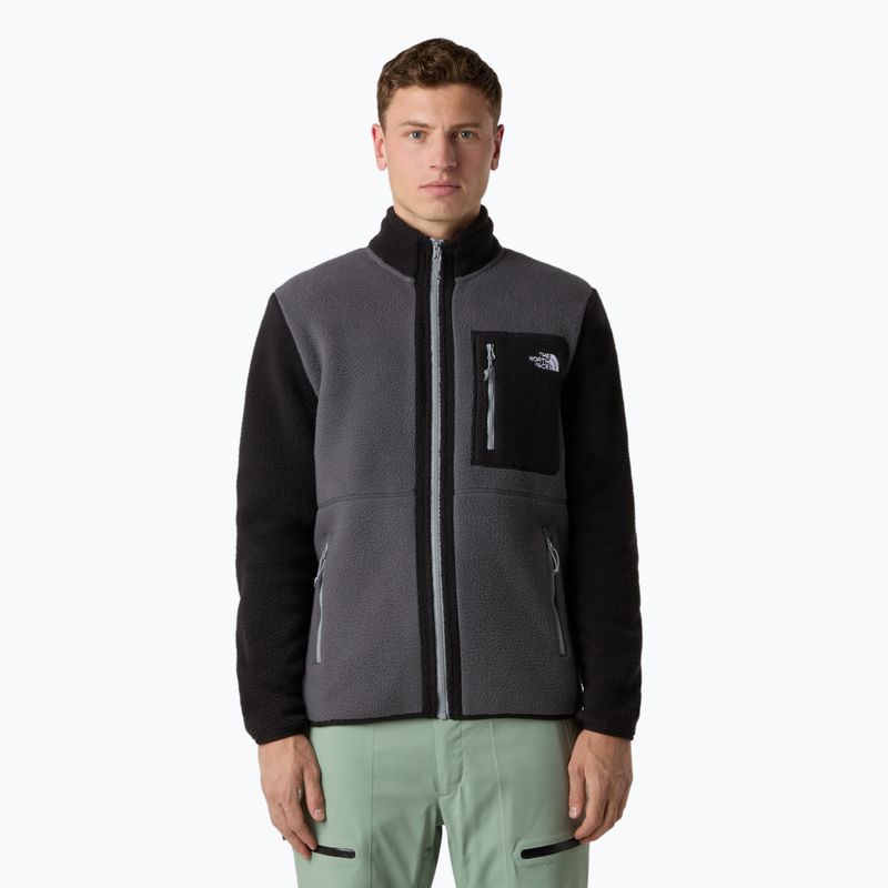 Мъжки суитшърт The North Face Yumiori Full Zip антрацитно сиво/черно/монументално сиво