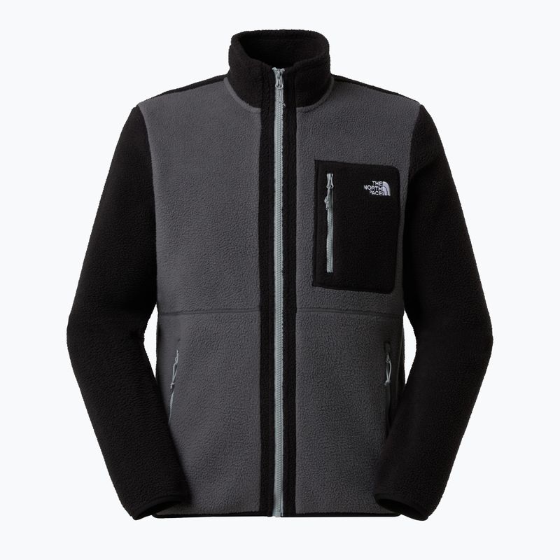 Мъжки суитшърт The North Face Yumiori Full Zip антрацитно сиво/черно/монументално сиво 5