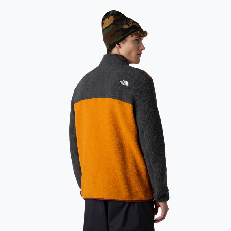 Мъжки суитшърт The North Face Yumiori full zip agate orange/asphalt grey 3