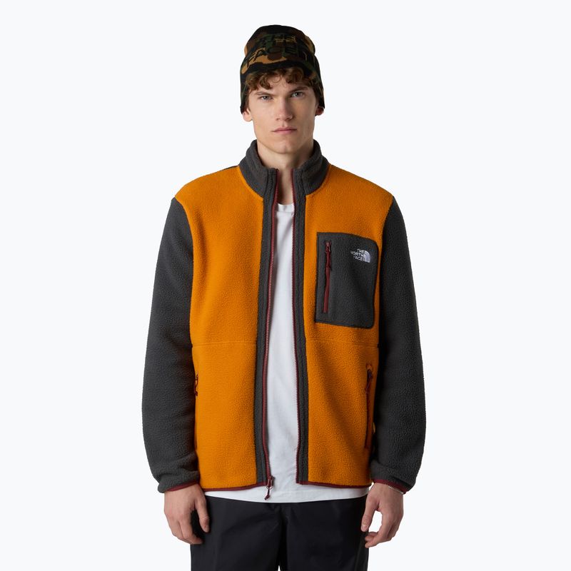 Мъжки суитшърт The North Face Yumiori full zip agate orange/asphalt grey 4