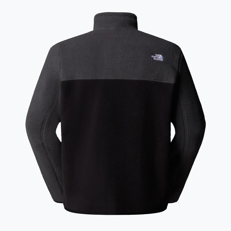 Мъжки суитшърт The North Face Yumiori 1/4 Zip black/asphalt grey/monument grey 5