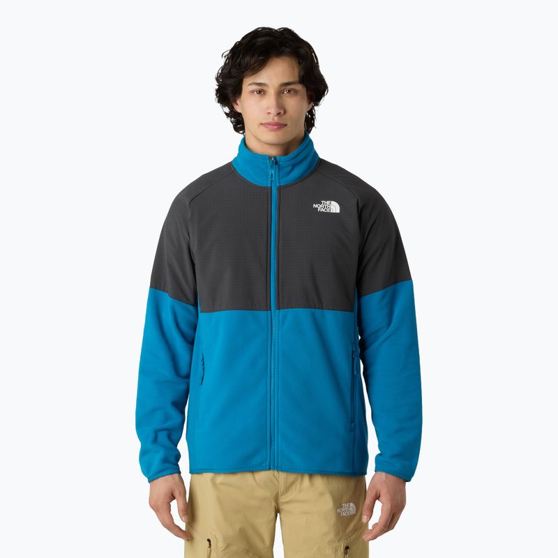 Мъжки суитшърт The North Face Glacier Heavyweight Full Zip dusk blue/asphalt grey