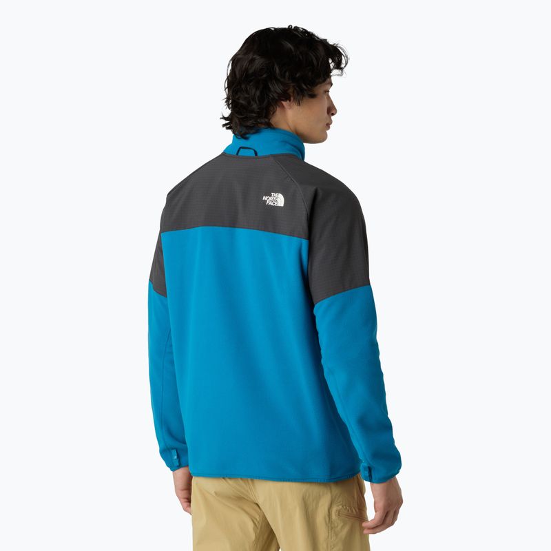 Мъжки суитшърт The North Face Glacier Heavyweight Full Zip dusk blue/asphalt grey 3