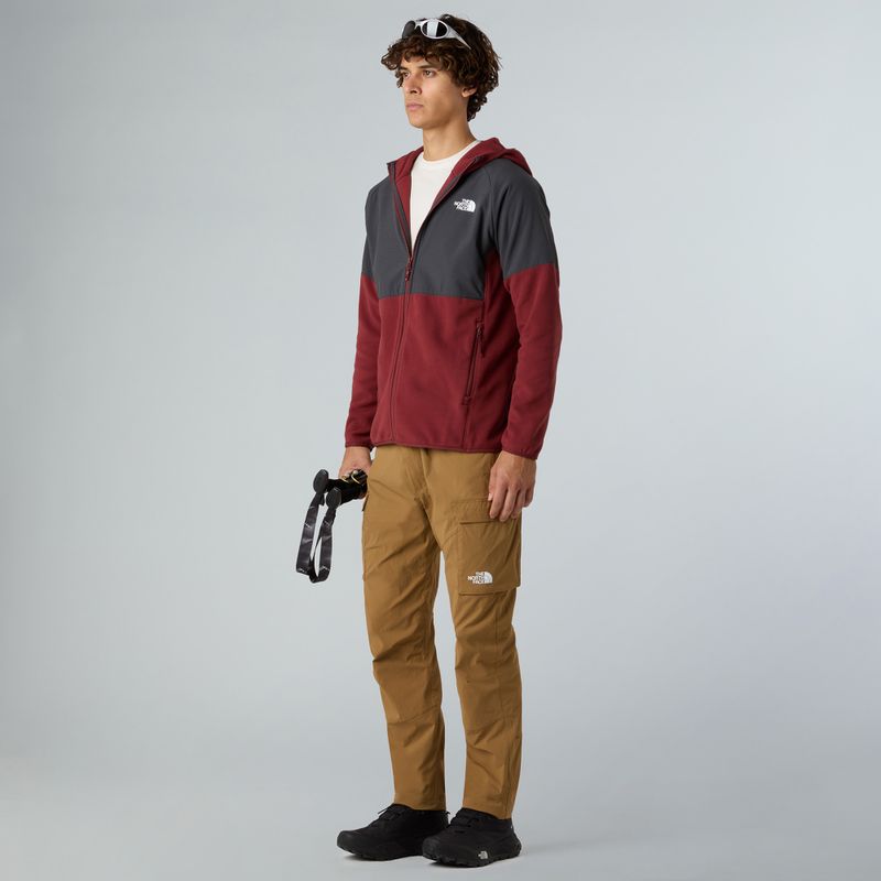 Мъжки суитшърт The North Face Glacier Heavyweight Full Zip HD sumac/asphalt grey 2