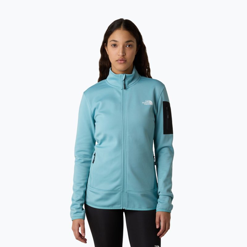 Дамски суичър The North Face Mistyescape Fleece синьо затъмнение/черно