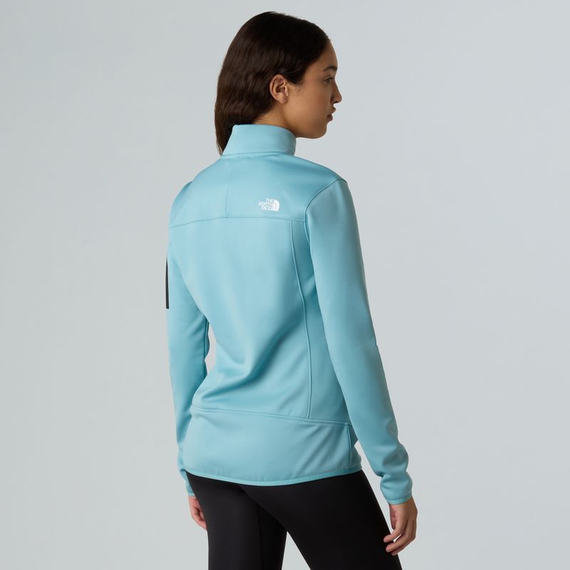 Дамски суичър The North Face Mistyescape Fleece синьо затъмнение/черно 3