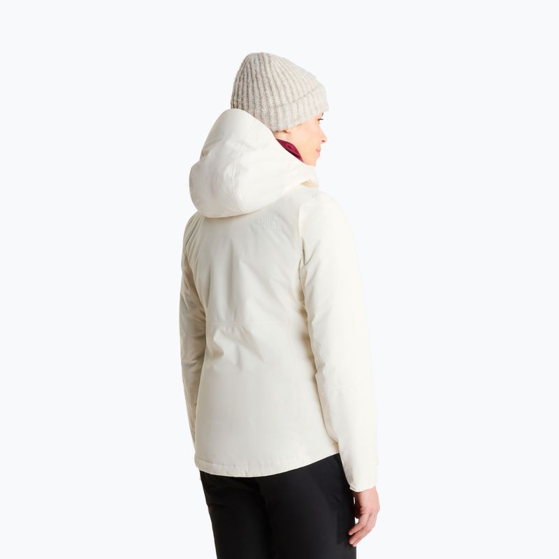 Дамско скиорско яке The North Face Descendit white dune 3