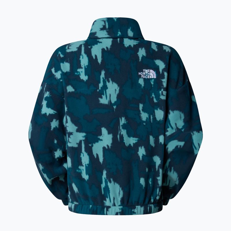 Дамски суитшърт The North Face Mountain Athletics Fleece 1/4 Zip Print deep cypress painted 2