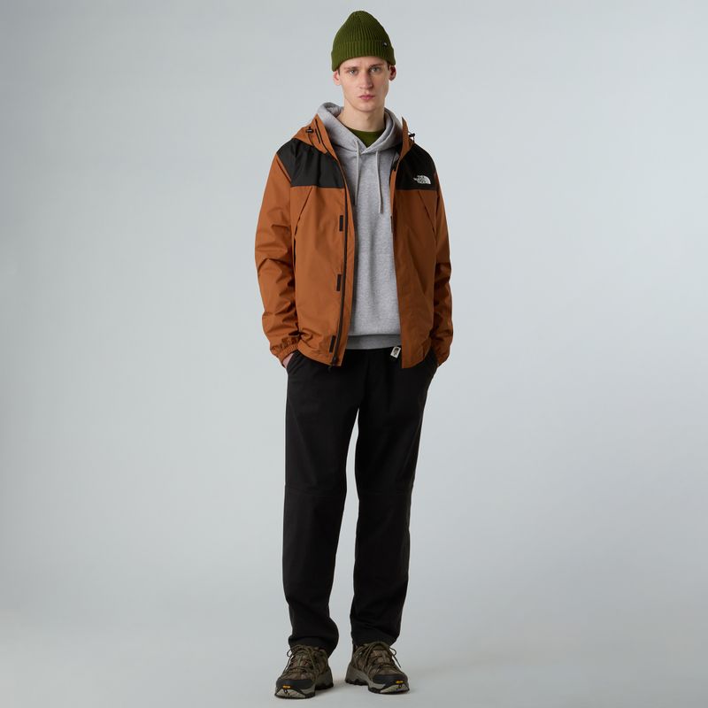 Мъжко яке за дъжд The North Face Antora burnt umber/black 2