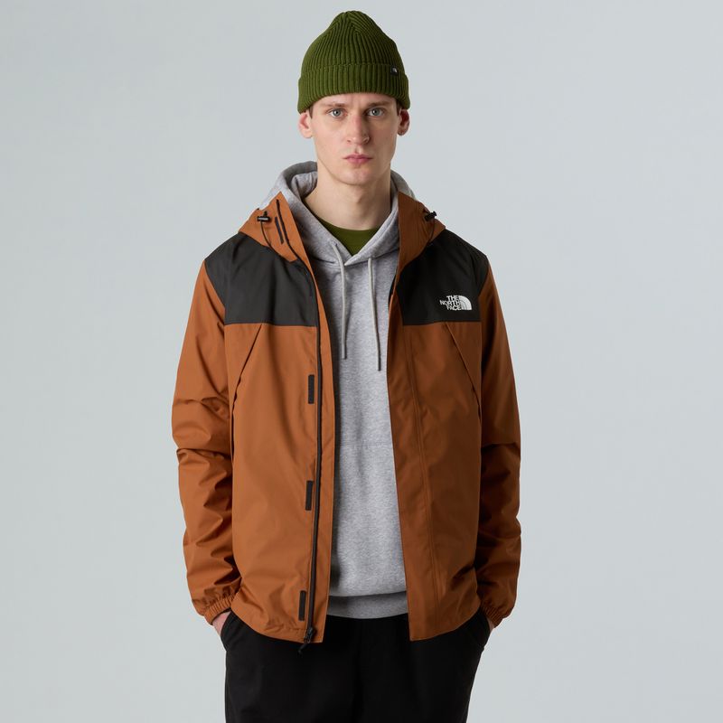 Мъжко яке за дъжд The North Face Antora burnt umber/black 4