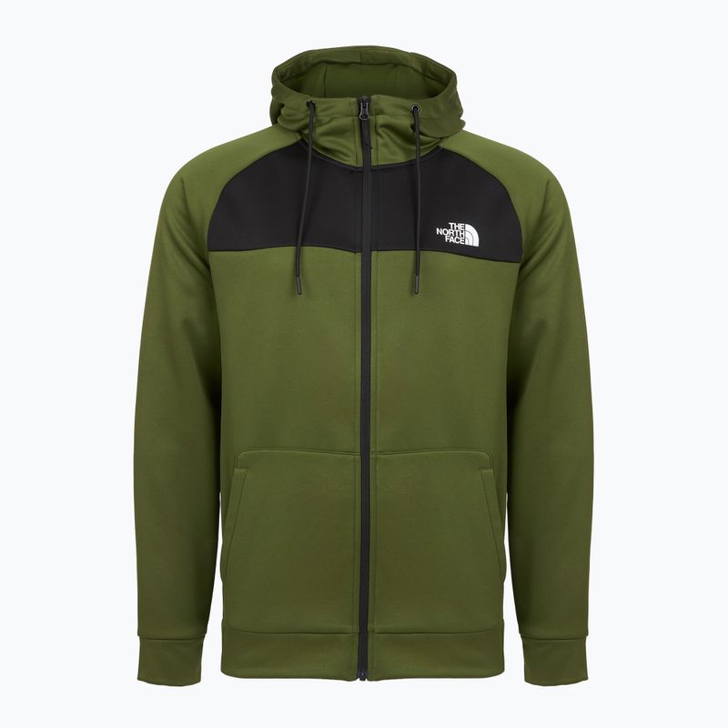 Мъжки суитшърт The North Face Reaxion Fleece Full Zip Hoodie woodland green/black