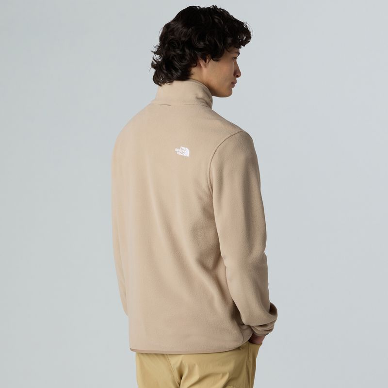 Мъжки суитшърт от полар The North Face Glacier Fleece mushroom grey 3