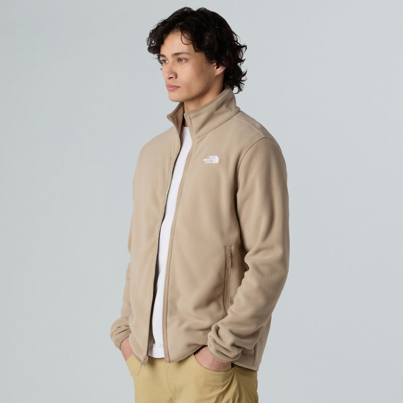 Мъжки суитшърт от полар The North Face Glacier Fleece mushroom grey 4