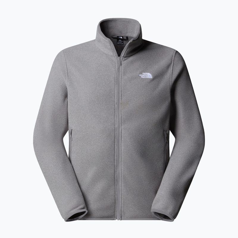 Мъжки суитшърт от полар The North Face Glacier Fleece mid grey heather 5