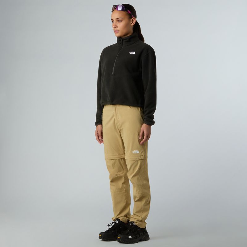 Дамски суитшърт The North Face Glacier Fleece 1/2 Zip Short black 2