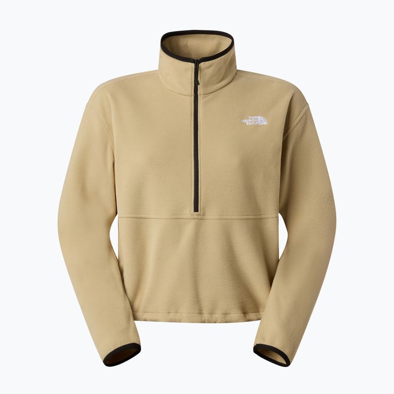 Дамски суитшърт The North Face Glacier Fleece 1/2 Zip Short khaki stone 4