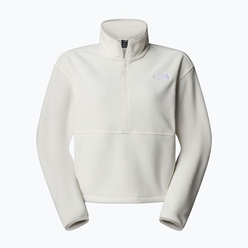 Дамски суитшърт The North Face Glacier Fleece 1/2 Zip Short white dune 4
