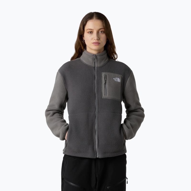 Дамски поларен суитшърт The North Face Yumiori Full Zip антрацитно сиво/пушено