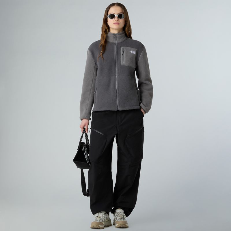 Дамски поларен суитшърт The North Face Yumiori Full Zip антрацитно сиво/пушено 2