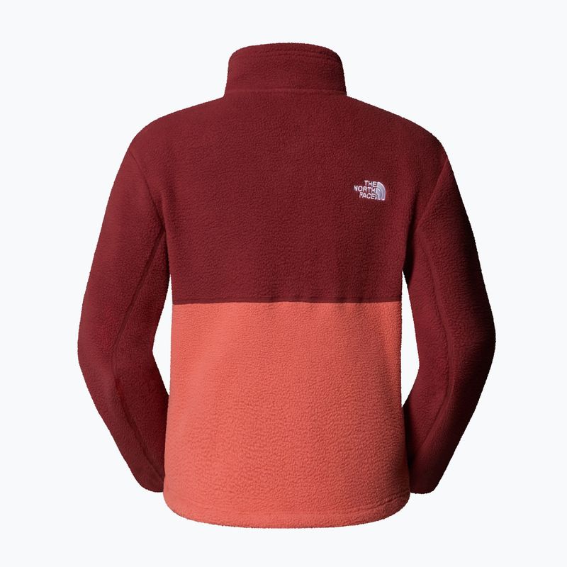 The North Face дамски суитшърт Yumiori 1/4 Zip mars dust/sumac/solar flare 5