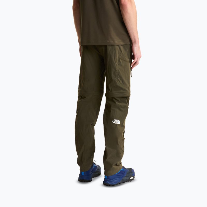 Мъжки панталони за трекинг The North Face Exploration Regular Tapered Convertible taupe green 3