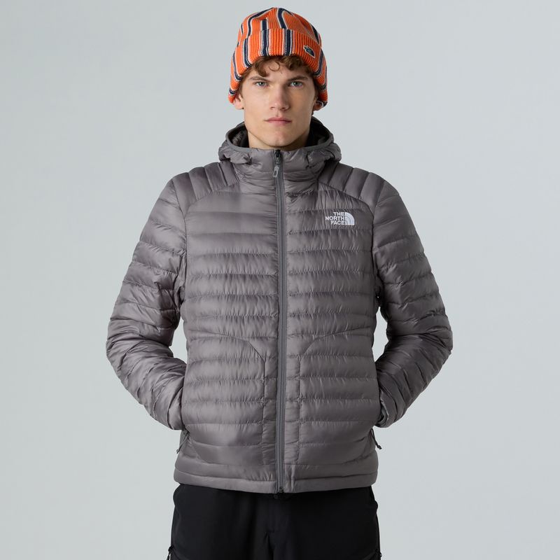 Мъжко пухено яке The North Face Huila Synthetic Hoodie smoked pearl