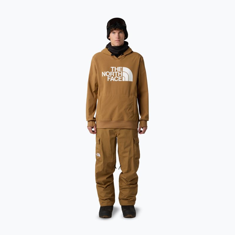 Мъжки суитшърт The North Face Tekno Logo Hoodie utility brown 2