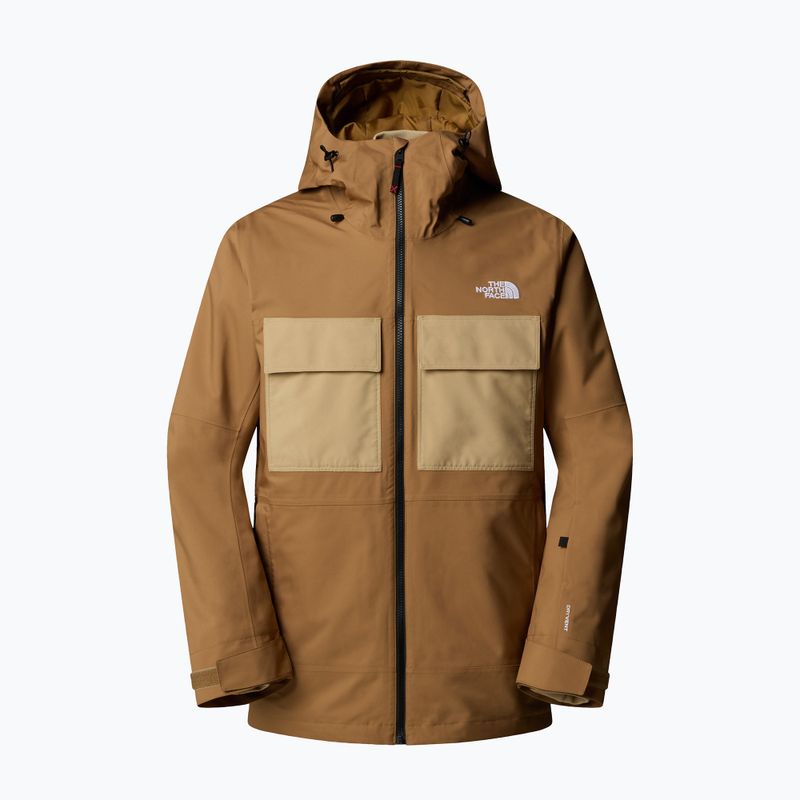 Мъжко яке за сноуборд The North Face Fourbarrel Triclimate utility brown/khaki 6