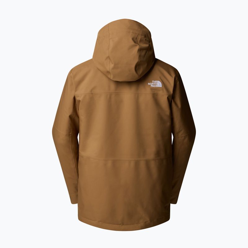 Мъжко яке за сноуборд The North Face Fourbarrel Triclimate utility brown/khaki 7