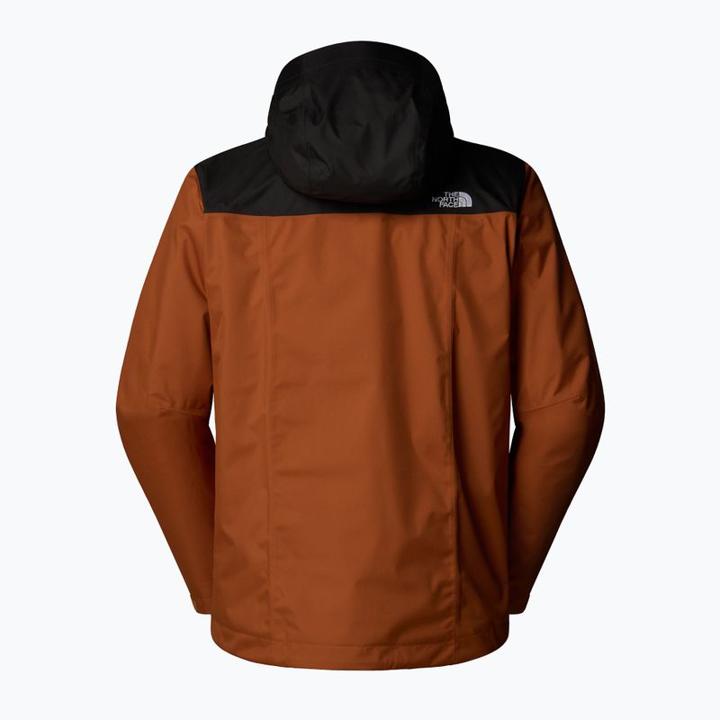 Мъжко яке 3в1 The North Face Evolve II Triclimate burnt umber/asphalt grey 7