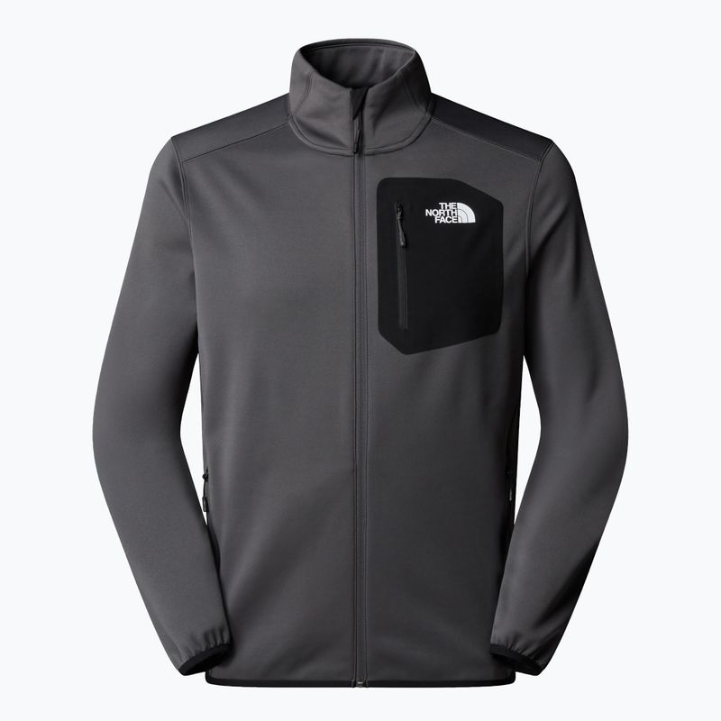 Мъжки суитшърт The North Face Crest Fz anthracite grey/black 4