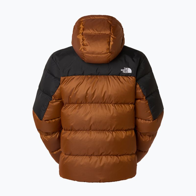 Мъжко пухено яке The North Face Diablo Down 2.0 Hoodie mushroom ember/black heather/recycled 2