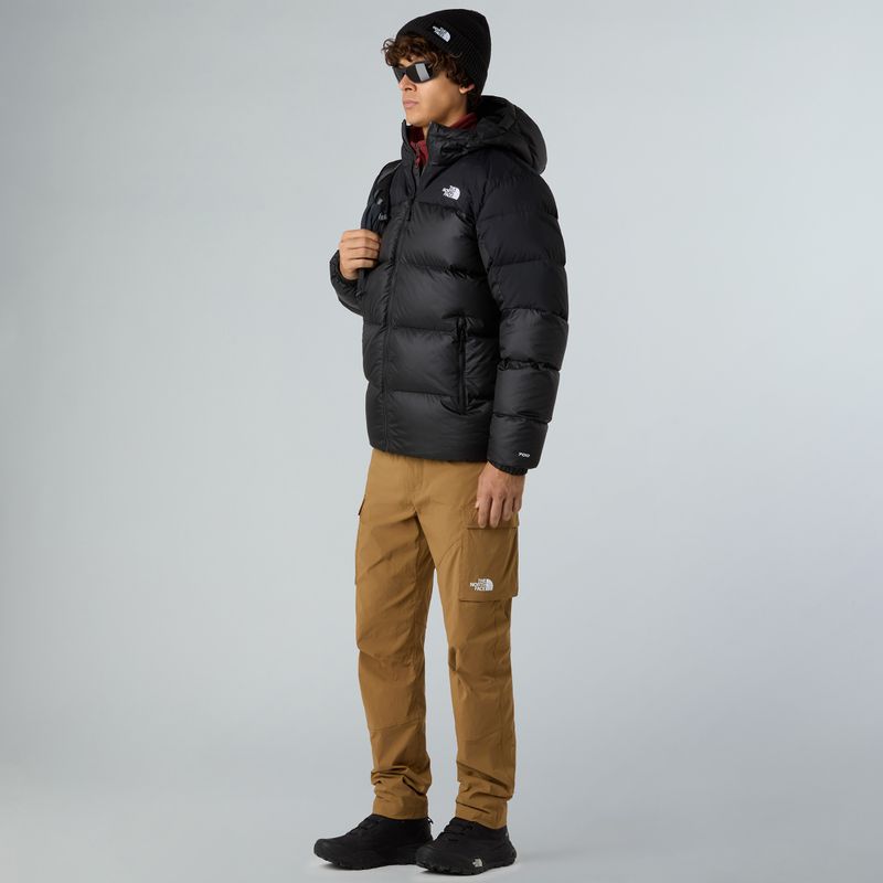 Мъжко пухено яке The North Face Diablo Down 2.0 Hoodie black/black/recycled down 2