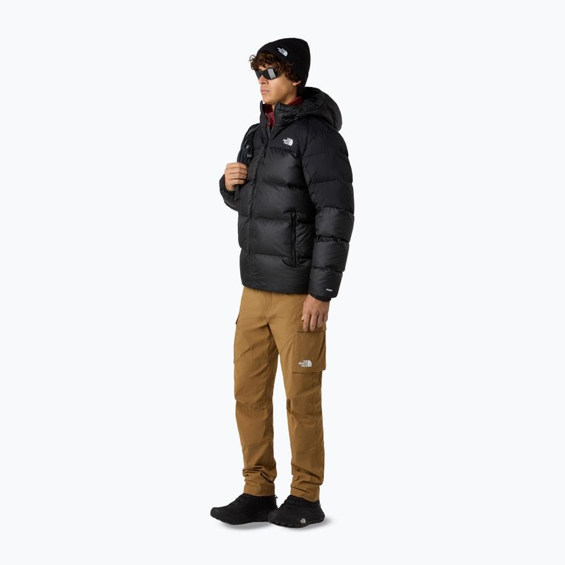 Мъжко пухено яке The North Face Diablo Down 2.0 Hoodie, цвят black/black/recycled down 2
