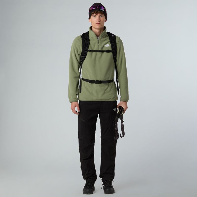 Мъжки суитшърт от полар The North Face Glacier Fleece 1/4 Zip bark mist 2