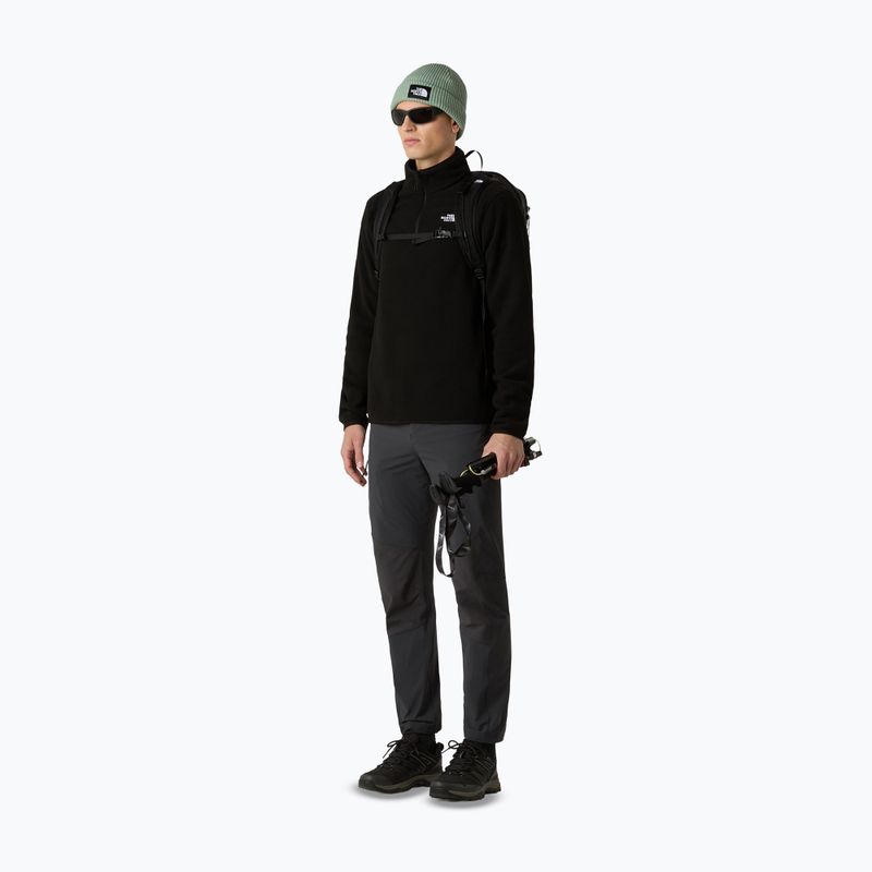 Мъжки суитшърт от полар The North Face Glacier Fleece 1/4 Zip black