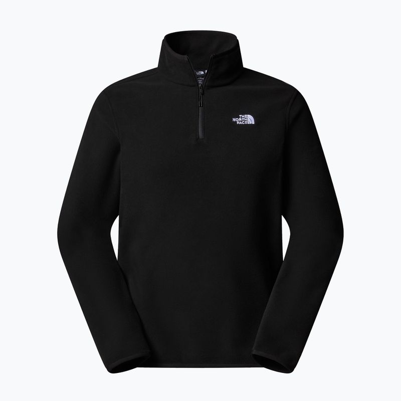 Мъжки суитшърт от полар The North Face Glacier Fleece 1/4 Zip black 3