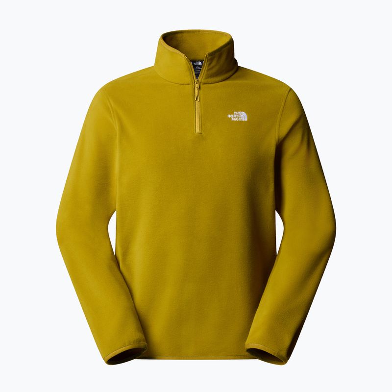 Мъжки суитшърт от полар The North Face Glacier Fleece 1/4 Zip deep dijon 4