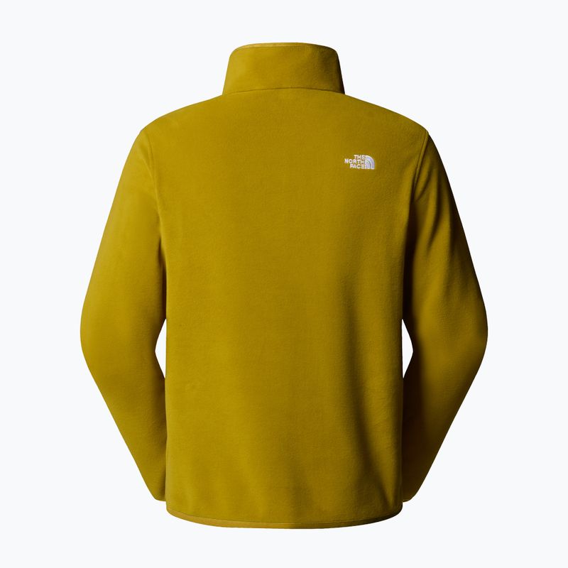 Мъжки суитшърт от полар The North Face Glacier Fleece 1/4 Zip deep dijon 5