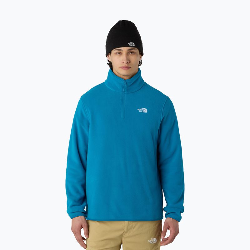 Мъжки суитшърт от полар The North Face Glacier Fleece 1/4 Zip dusk blue